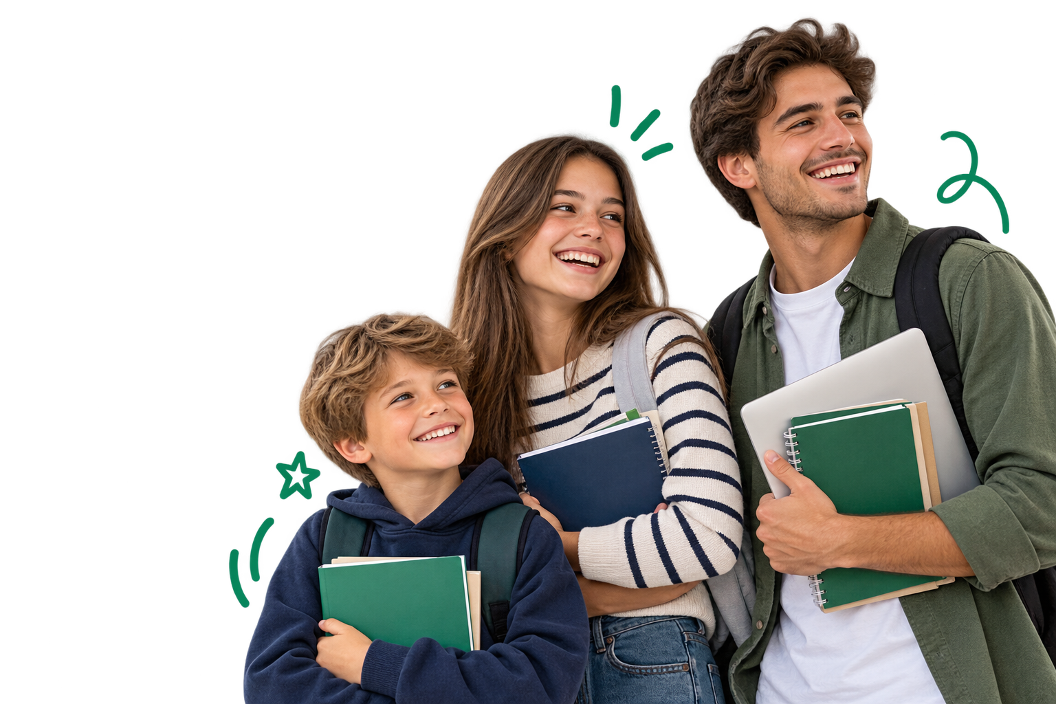 Alunos dos cursos de línguas na Figueira da Foz, na Happy Institute of Learning
