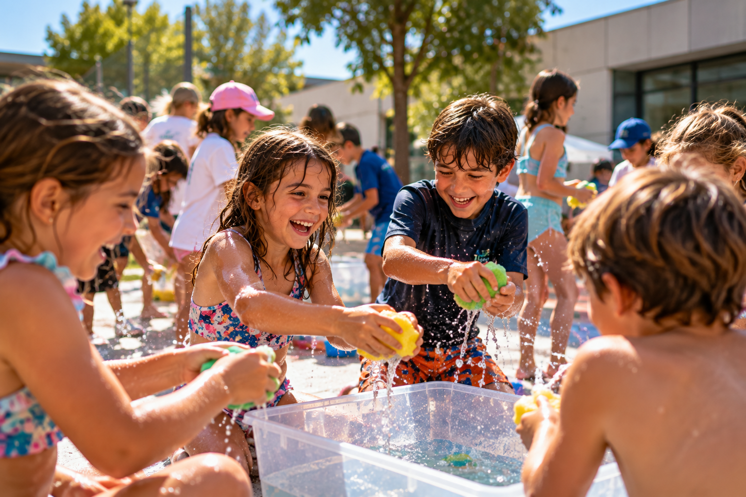Escola de línguas e centro de estudos na Figueira da Foz — crianças a brincar na Happy Institute of Learning