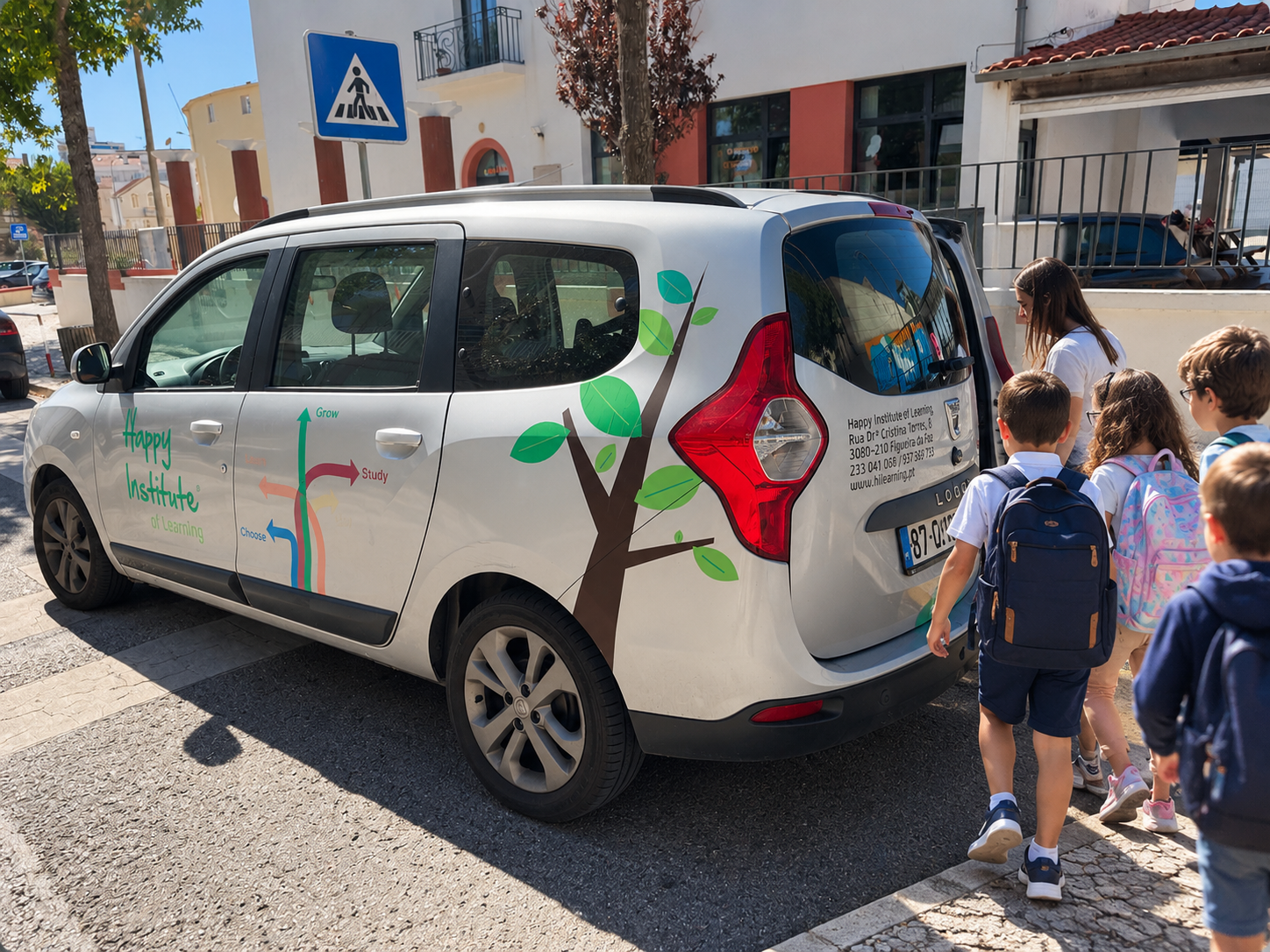 Transporte de Crianças no apoio escolar na Figueira da Foz